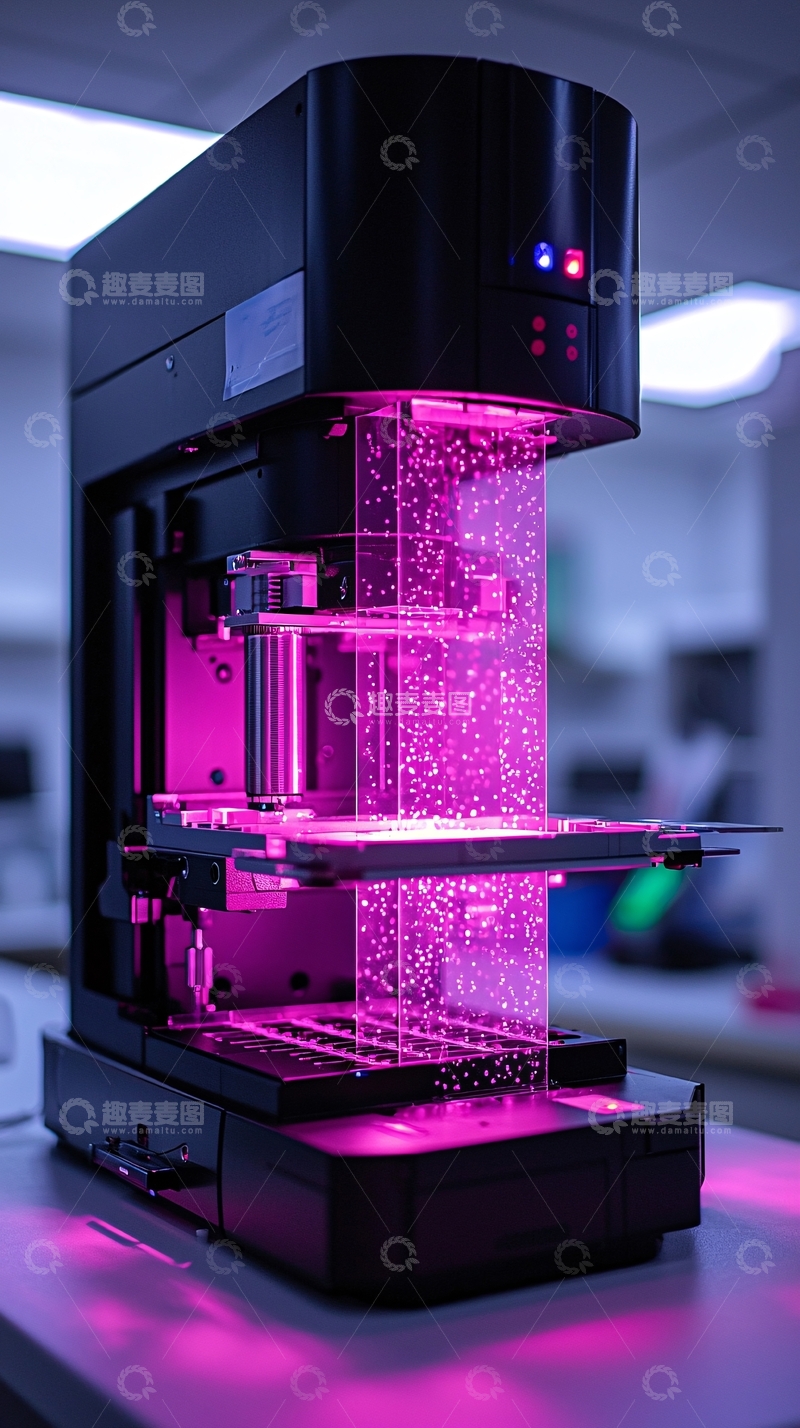 高清大图下载【趣麦麦图】黑色高端实验室仪器