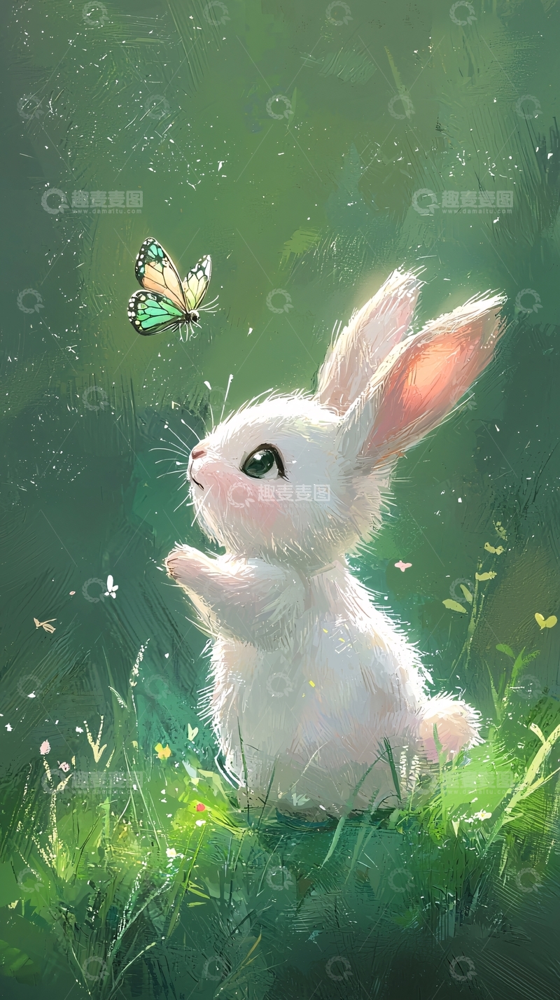 高清大图下载【趣麦麦图】草地上