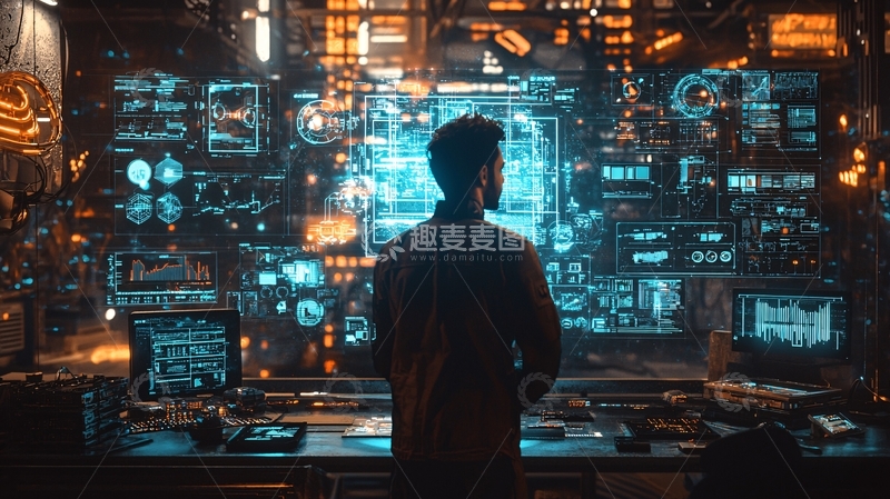 高清大图下载【趣麦麦图】未来科技