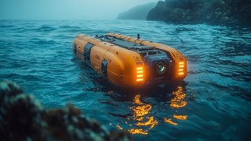橙色水下机器人