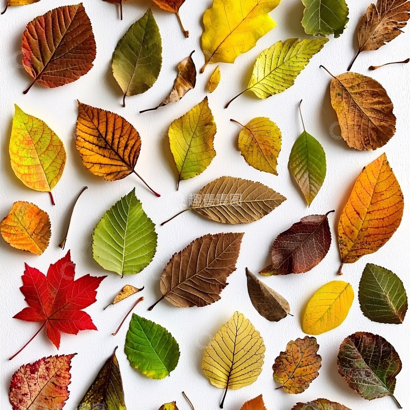 高清大图下载【趣麦麦图】秋季落叶素材