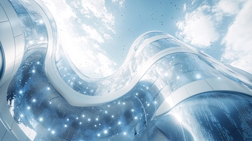 未来科技感建筑