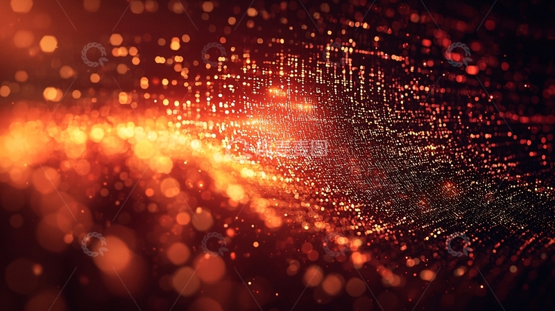 高清大图下载【趣麦麦图】抽象粒子流