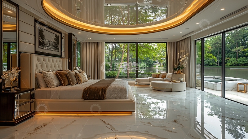 高清大图下载【趣麦麦图】豪华卧室