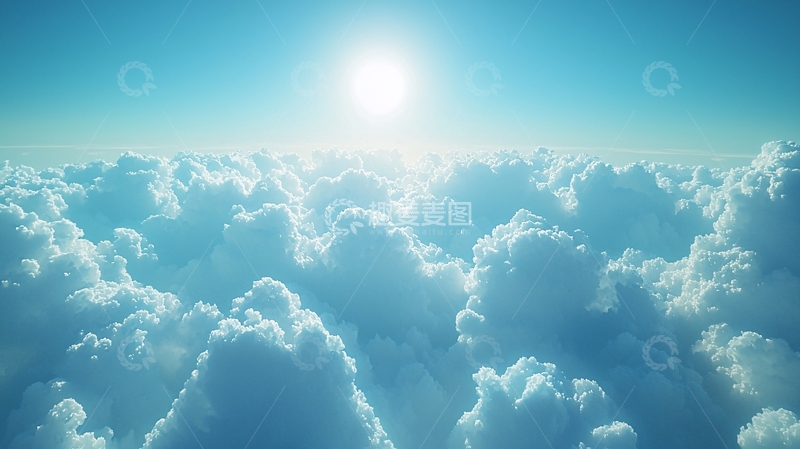 高清大图下载【趣麦麦图】天空云海阳光明媚