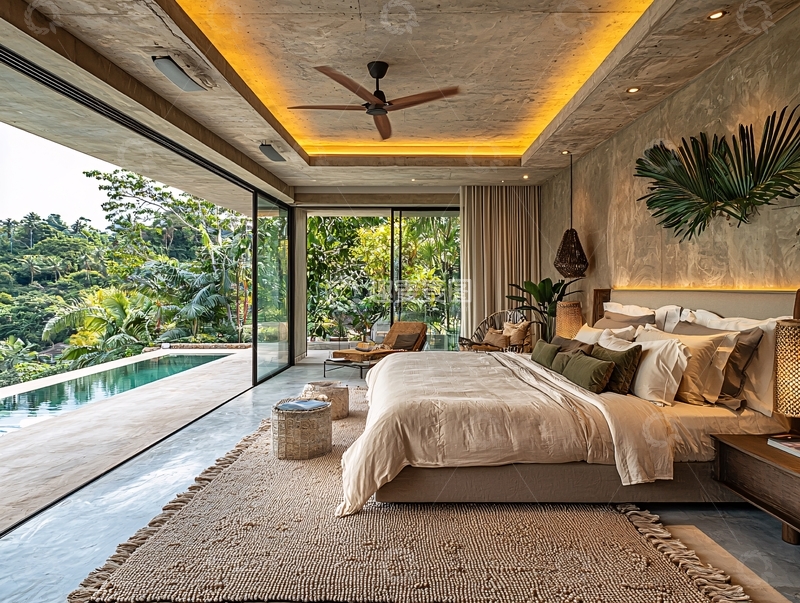 高清大图下载【趣麦麦图】现代风格卧室