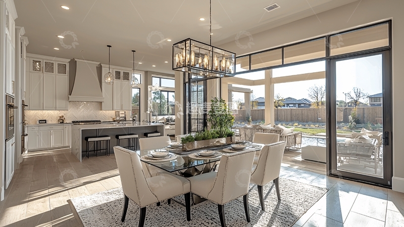 高清大图下载【趣麦麦图】现代简约风格餐厅