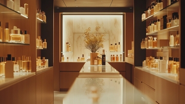 高级香水店精致内景
