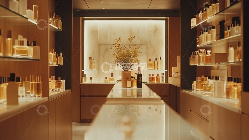 高清大图下载【趣麦麦图】高级香水店精致内景