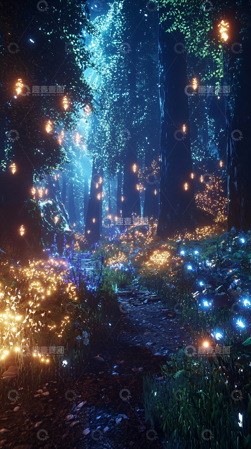 高清大图下载【趣麦麦图】梦幻森林