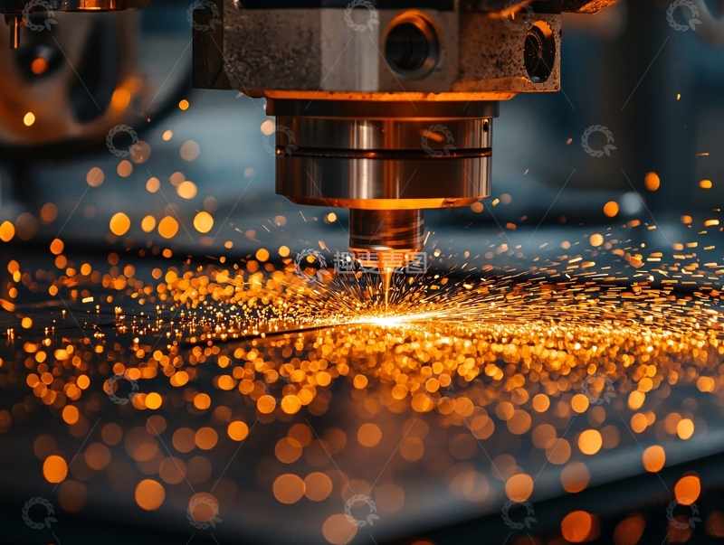 高清大图下载【趣麦麦图】金属切割产生火花