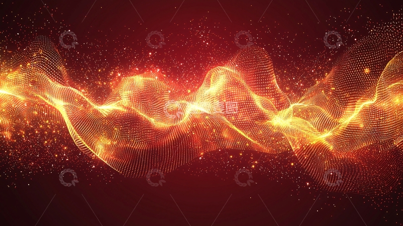 高清大图下载【趣麦麦图】火焰能量波纹