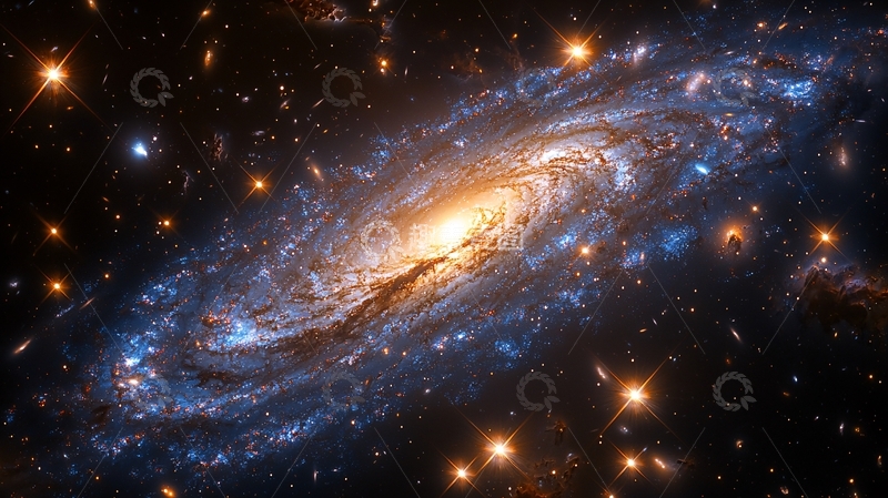 高清大图下载【趣麦麦图】宇宙螺旋星系