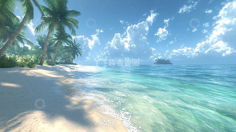 高清大图下载【趣麦麦图】热带海滩风景