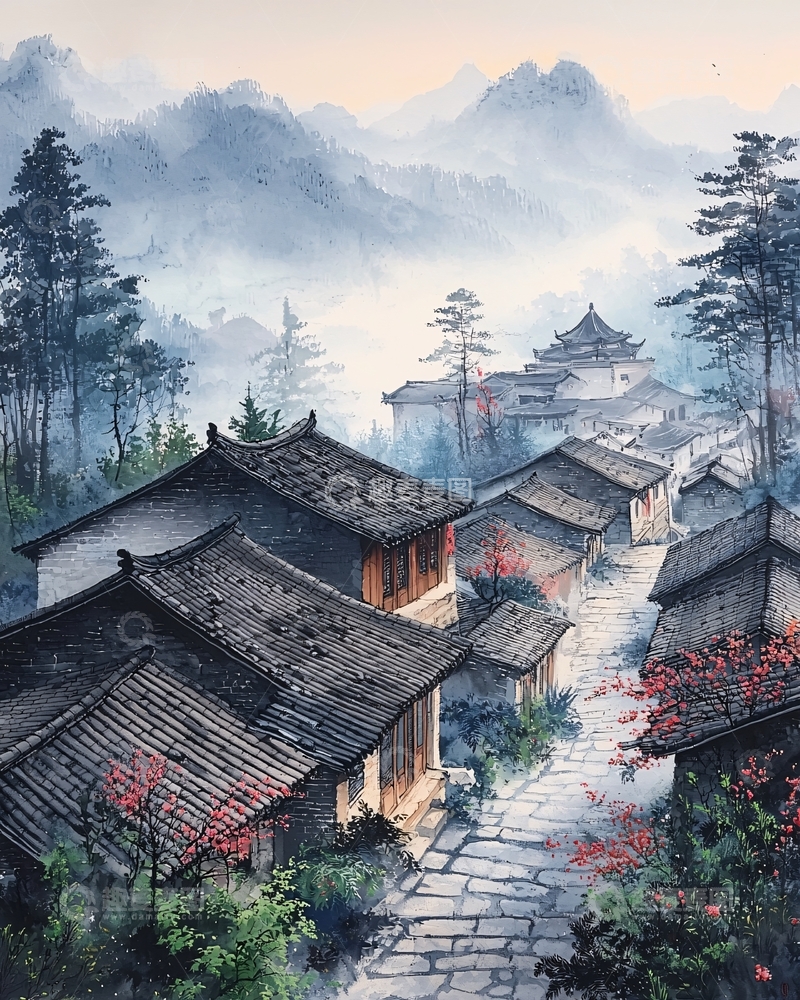 高清大图下载【趣麦麦图】水墨画