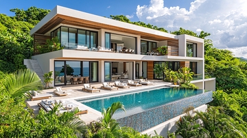 现代简约海景别墅