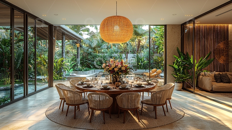 高清大图下载【趣麦麦图】现代轻奢餐厅