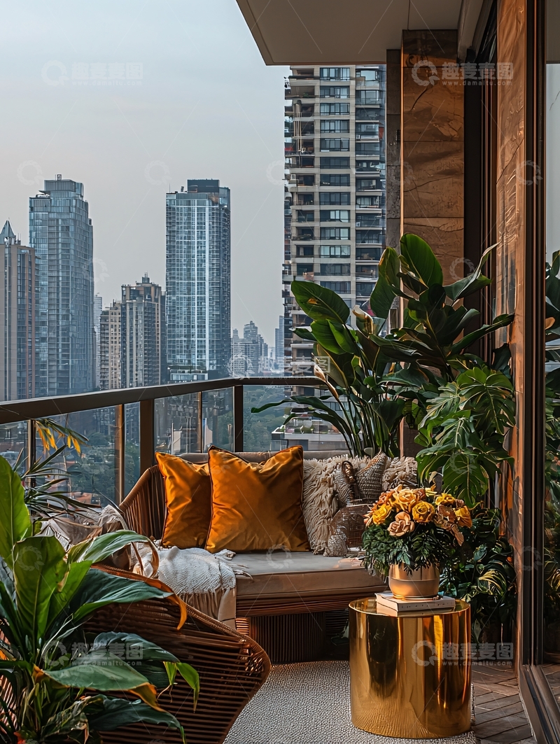 高清大图下载【趣麦麦图】阳台景观