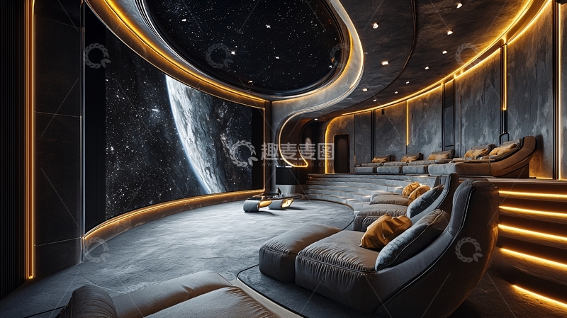 高清大图下载【趣麦麦图】高端家庭影院