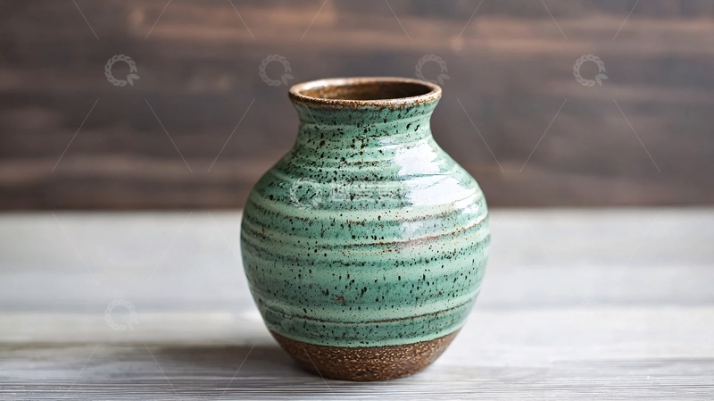 高清大图下载【趣麦麦图】手工陶器花瓶