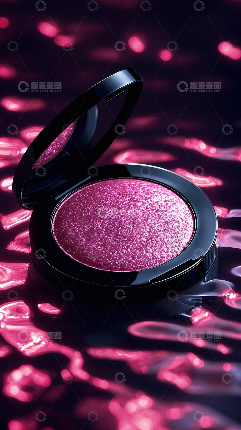 高清大图下载【趣麦麦图】粉色腮红
