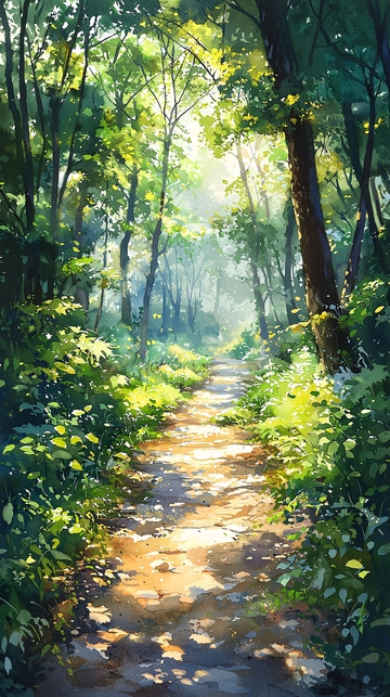 阳光森林小路
