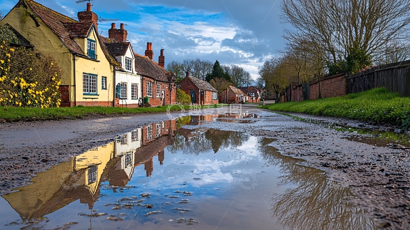 高清大图下载【趣麦麦图】英格兰乡村小路