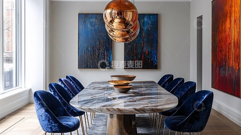 高清大图下载【趣麦麦图】现代简约餐厅