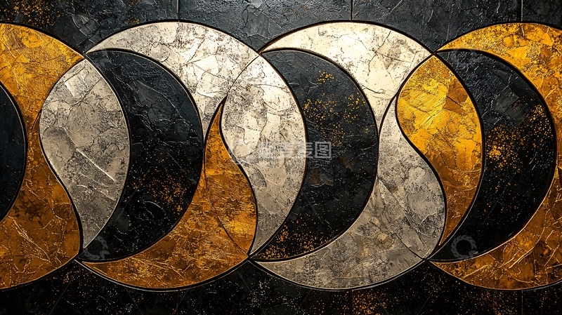 高清大图下载【趣麦麦图】抽象金属纹理