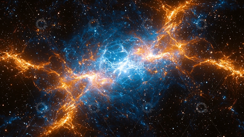 高清大图下载【趣麦麦图】蓝色火焰