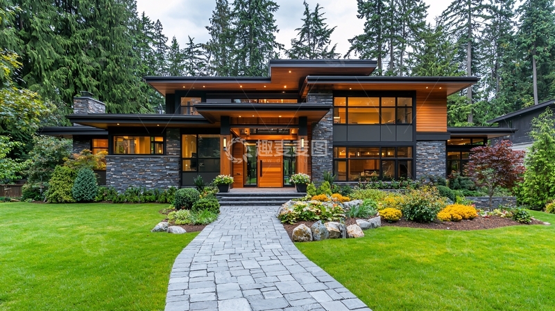 高清大图下载【趣麦麦图】现代住宅外观1