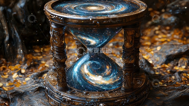 高清大图下载【趣麦麦图】宇宙沙漏
