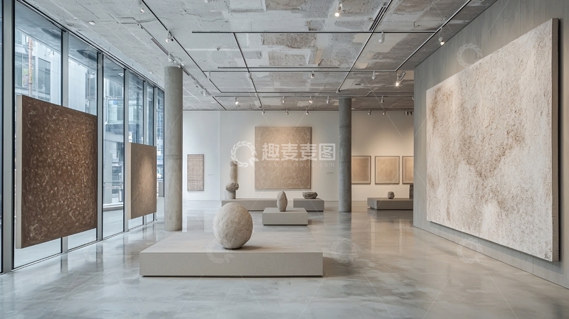 高清大图下载【趣麦麦图】现代艺术展览空间