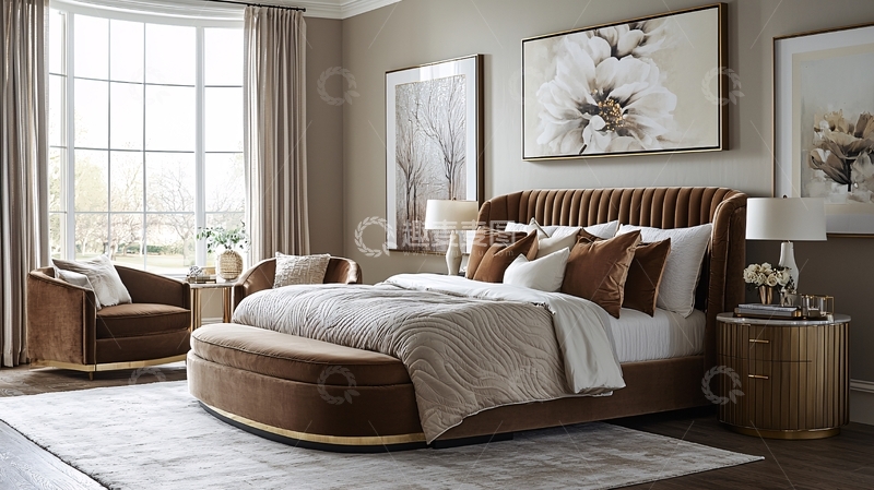 高清大图下载【趣麦麦图】奢华卧室设计3