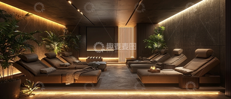 高清大图下载【趣麦麦图】高端水疗休息室