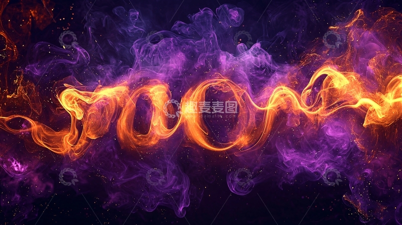 高清大图下载【趣麦麦图】火焰文字