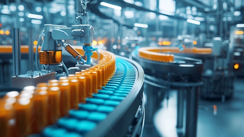 高清大图下载【趣麦麦图】现代化自动化生产线