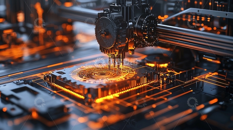 高清大图下载【趣麦麦图】精密机械运作