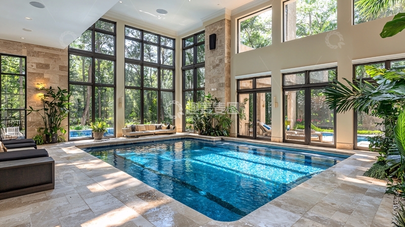 高清大图下载【趣麦麦图】室内泳池