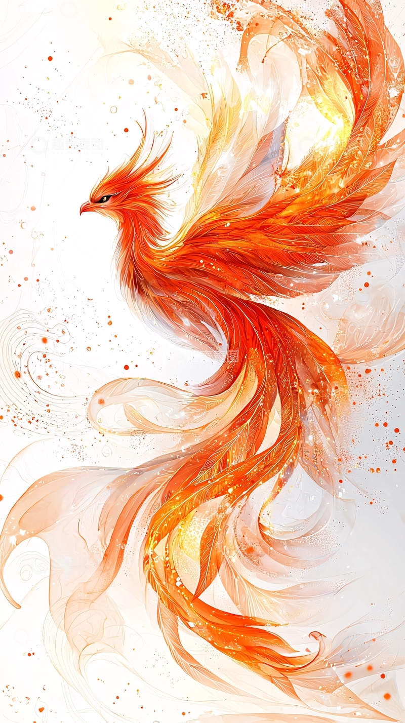 高清大图下载【趣麦麦图】火凤凰