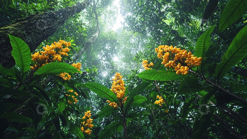 高清大图下载【趣麦麦图】森林仰视