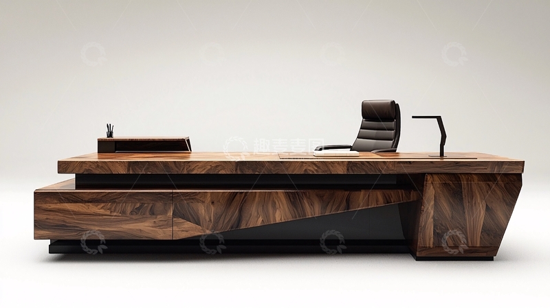 高清大图下载【趣麦麦图】高级实木办公桌