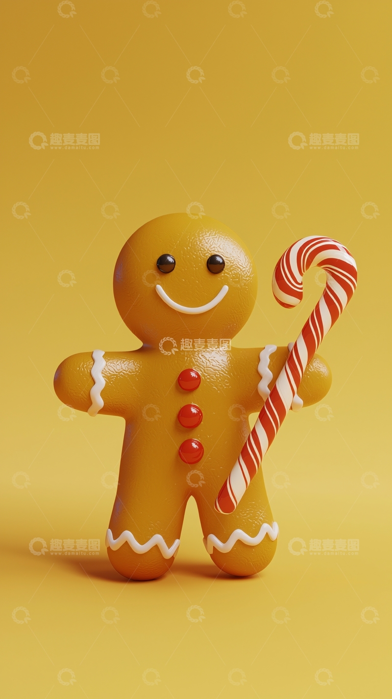 高清大图下载【趣麦麦图】姜饼人