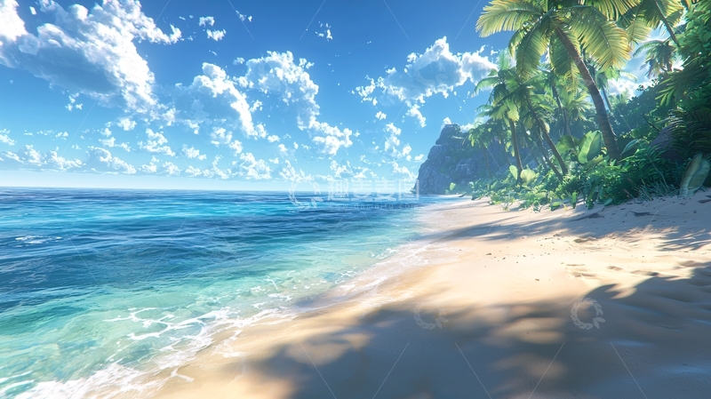 高清大图下载【趣麦麦图】热带海滩风景