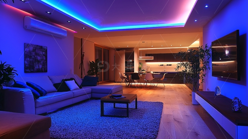 氛围灯带客厅