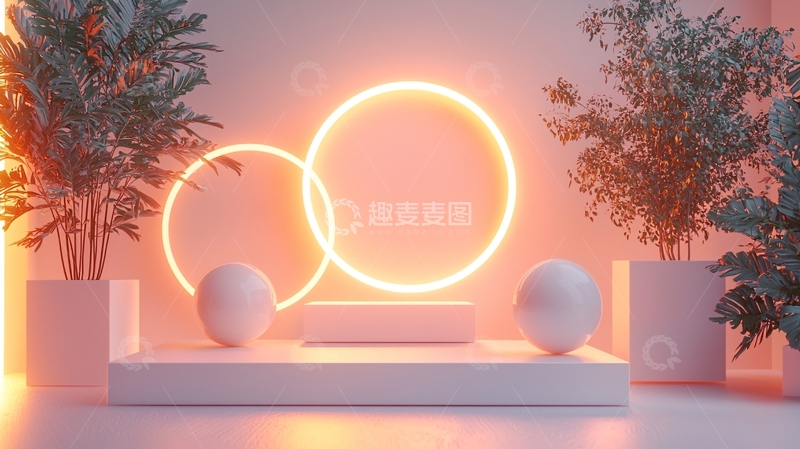 高清大图下载【趣麦麦图】极简风格产品展示背景