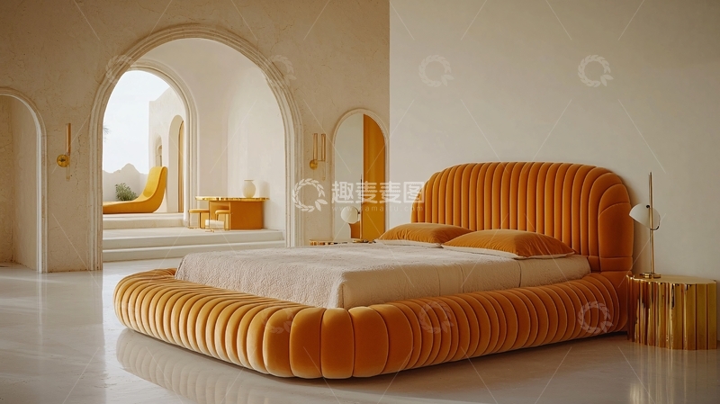 高清大图下载【趣麦麦图】现代极简卧室设计