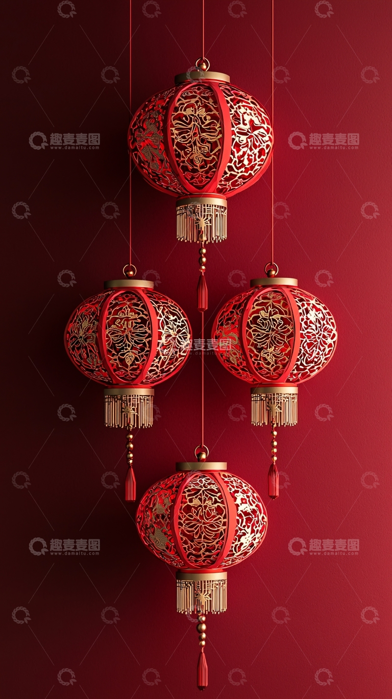 高清大图下载【趣麦麦图】红灯笼