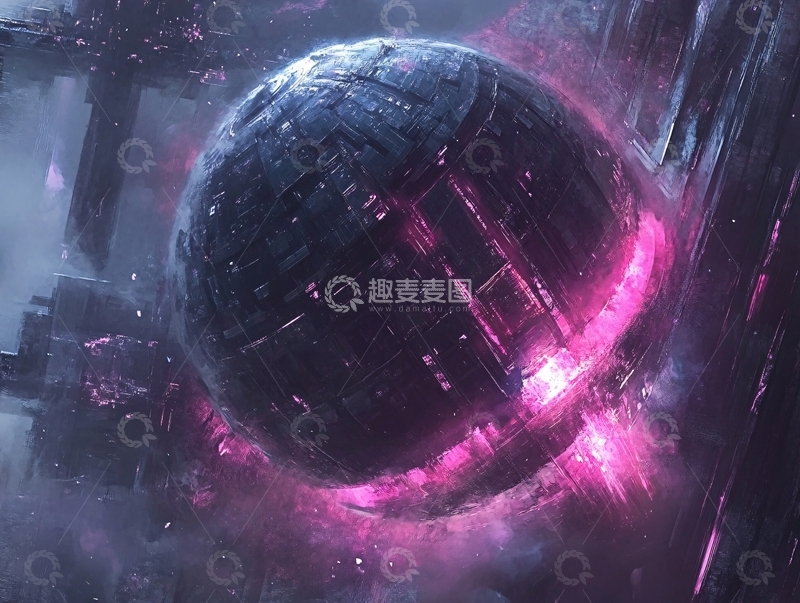 高清大图下载【趣麦麦图】太空球体