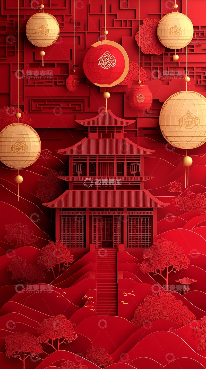 高清大图下载【趣麦麦图】中国风